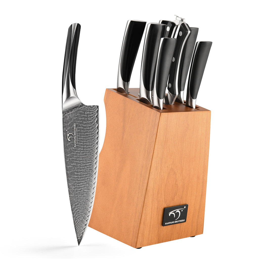 Damascus Steel Knife Set by Nanfang Review 