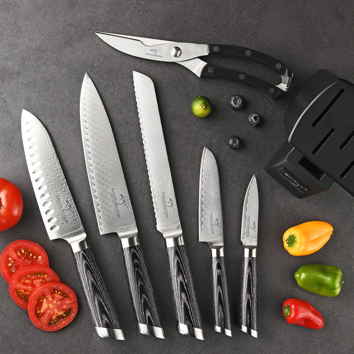 Damascus Steel Knife Set- Temporarily out of stock – Drip EZ